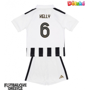 Juventus Lloyd Kelly #6 Dětské Domácí dres komplet 2026-27 Krátký Rukáv (+ trenýrky)